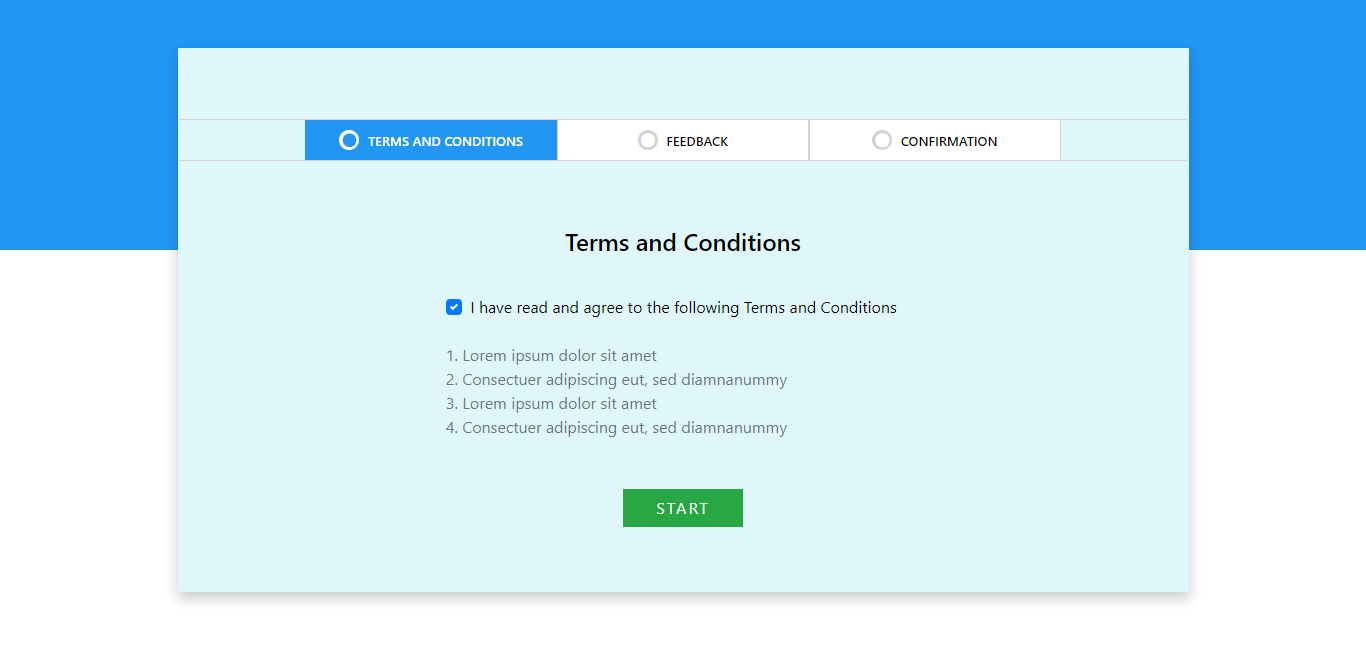 Bootstrap Modal Dialog Multi Step Form Wizard Example