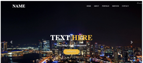 Pure CSS hero-section Example